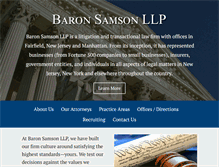 Tablet Screenshot of baronsamson.com